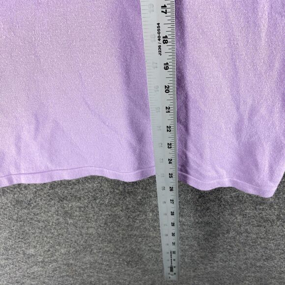 JM Collection Tank Women 0X Plus Purple Sleeveless Wide Strap Rayon Casual - Picture 6 of 7